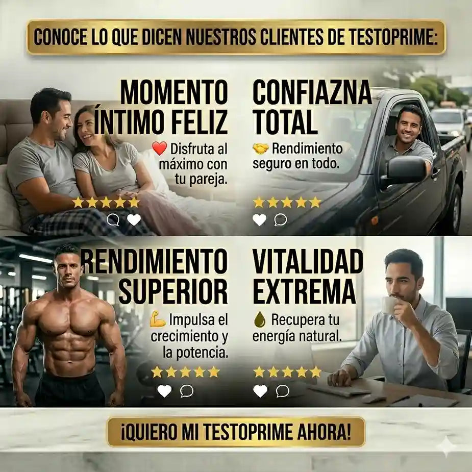 TestoPrime™️ | Potencia tu vitalidad y rendimiento diario con fuerza natural