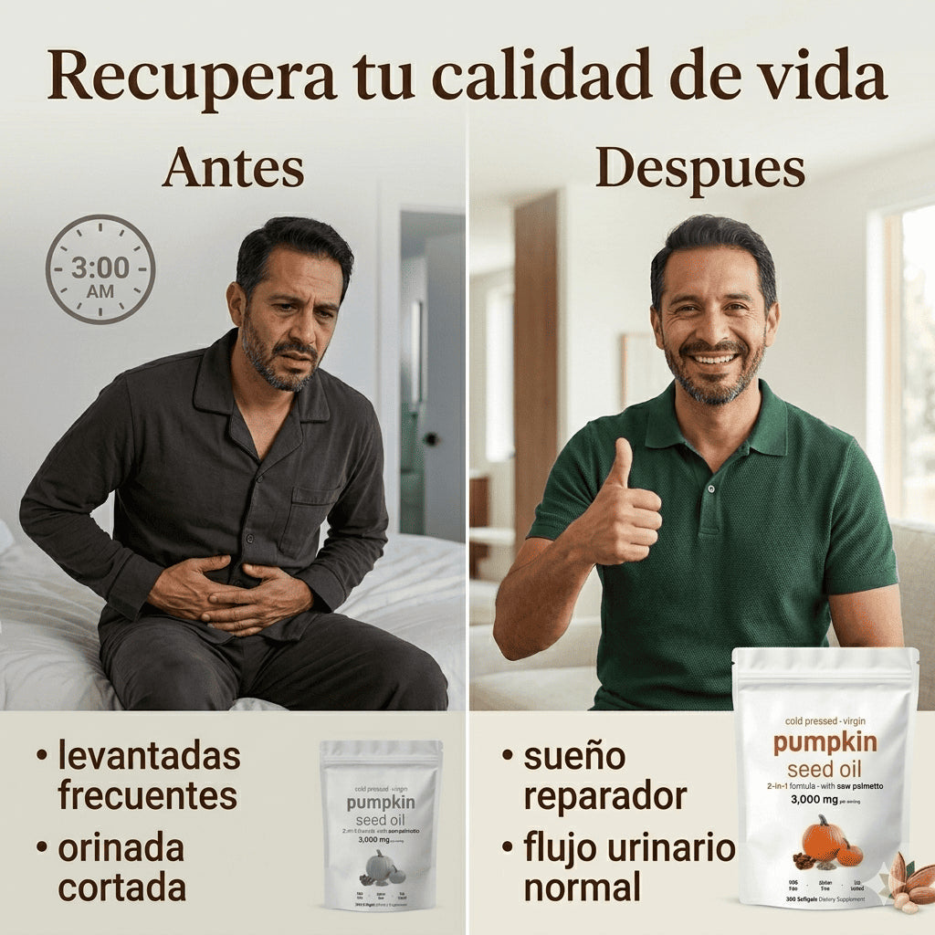Prostaliv™ Salud prostática y cabello fuerte.