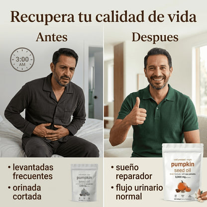 Prostaliv™ Salud prostática y cabello fuerte.
