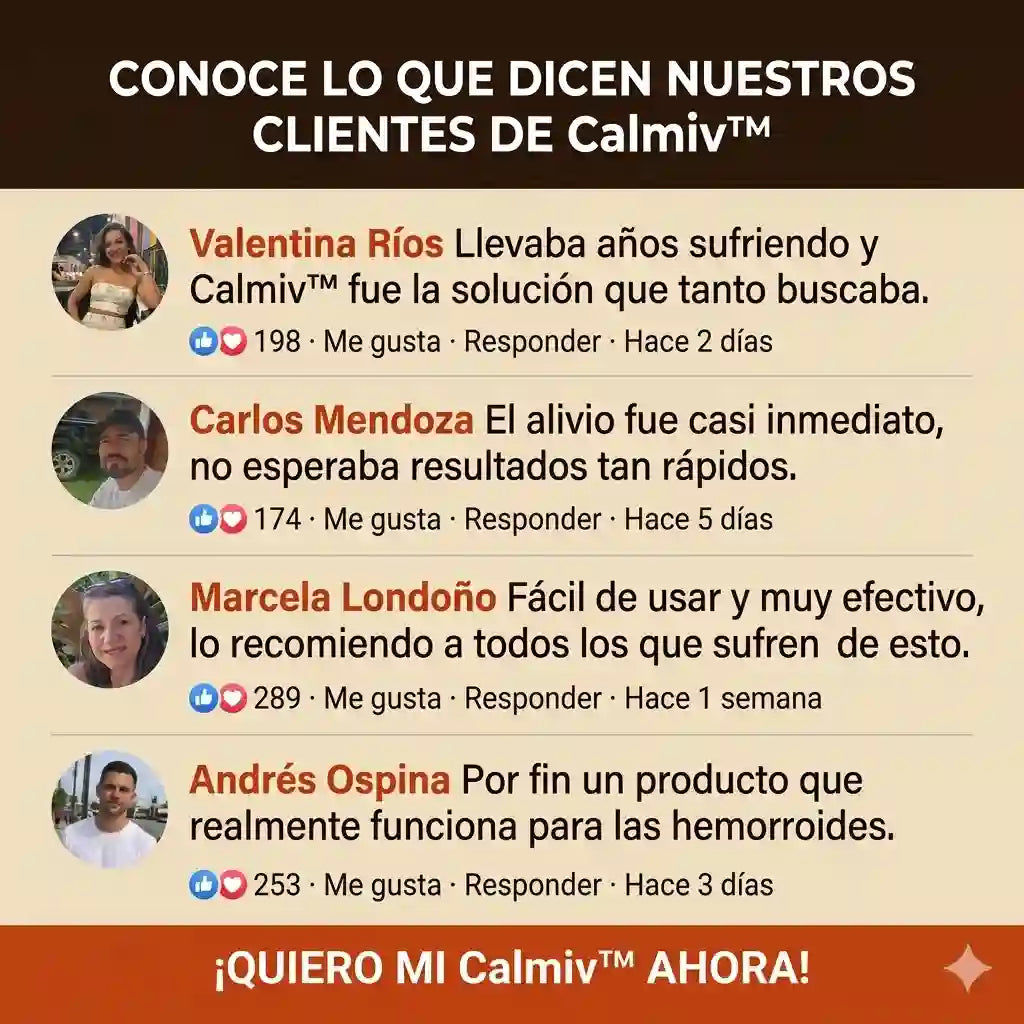 Calmiv™ | tratamiento para la hemorroides, vive sin dolor ni molestias.