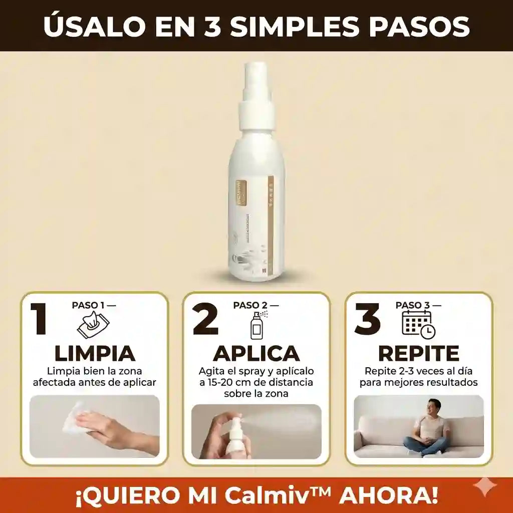 Calmiv™ | tratamiento para la hemorroides, vive sin dolor ni molestias.