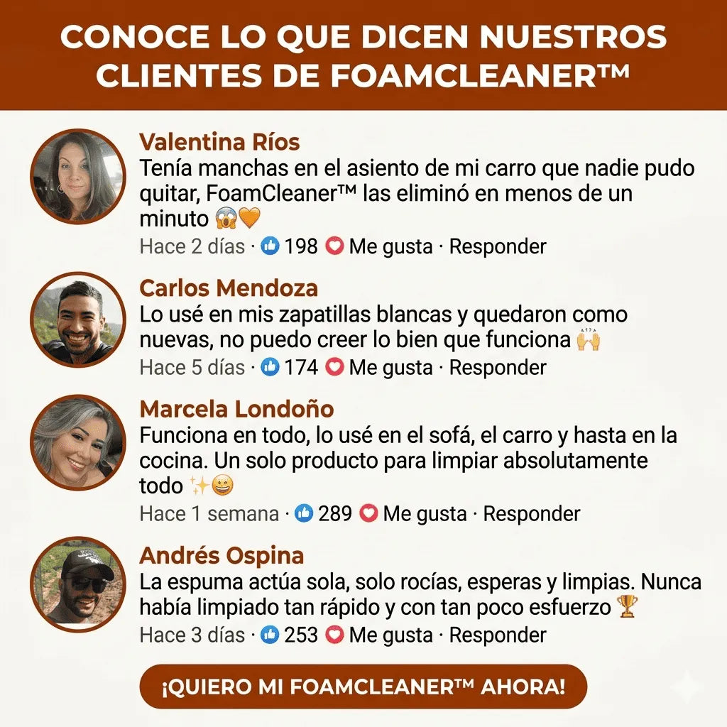 (Copia)FoamCleaner™ | Elimina manchas imposibles al instante sin esfuerzo