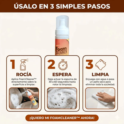 (Copia)FoamCleaner™ | Elimina manchas imposibles al instante sin esfuerzo