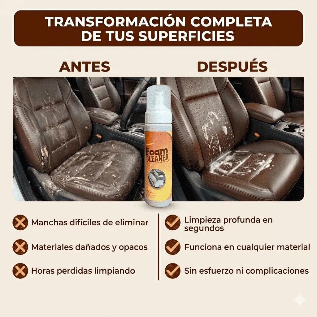 (Copia)FoamCleaner™ | Elimina manchas imposibles al instante sin esfuerzo